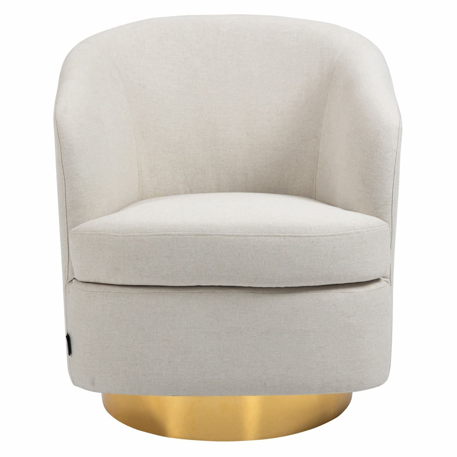 Fabric swivel sales tub chair