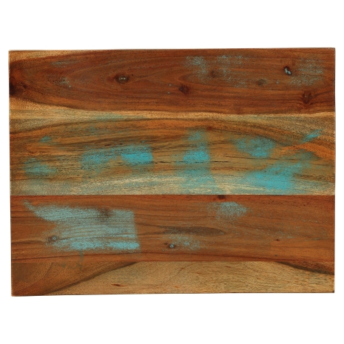 May Reclaimed Timber Saddle Counter Stool, Stained Natural
