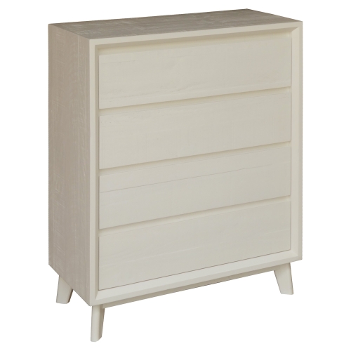 Norre Pine Timber 4 Drawer Tallboy