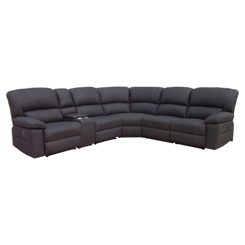 Antigo Fabric Modular Corner Recliner Sofa, Seater, Onyx