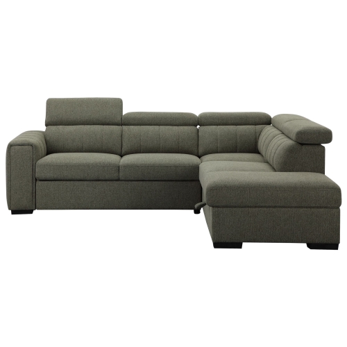 Orrick Fabric Modular Corner Sofa, Seater with Pull Out Sofa Bed