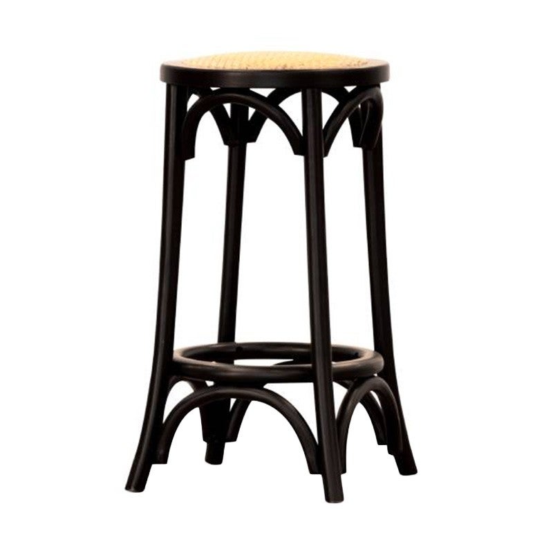 Black iron counter online stools