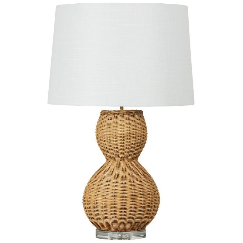 Canopy Rattan Base Table Lamp