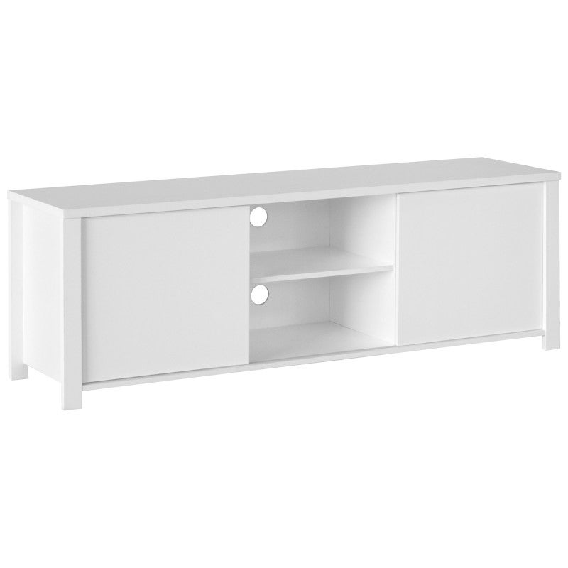Cue TV Unit & Coffee Table Set, 160/120cm, White