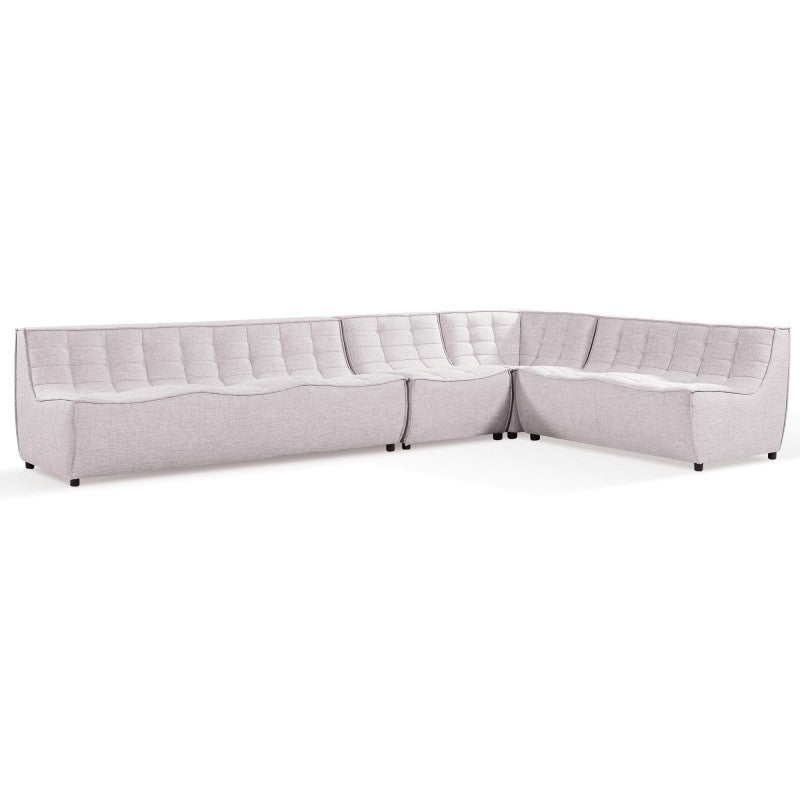 Houma Fabric Sofa Module, 2 Seater, Oatmeal