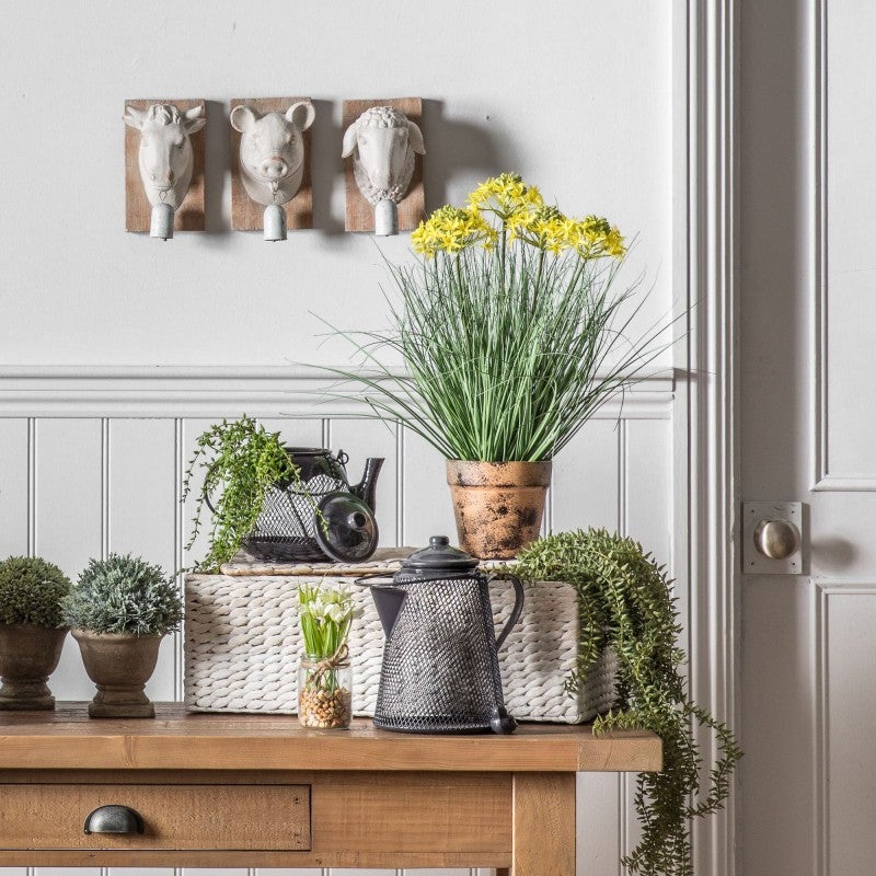 Wensum Farm Animal Wall Sculpture with Bell, Cow