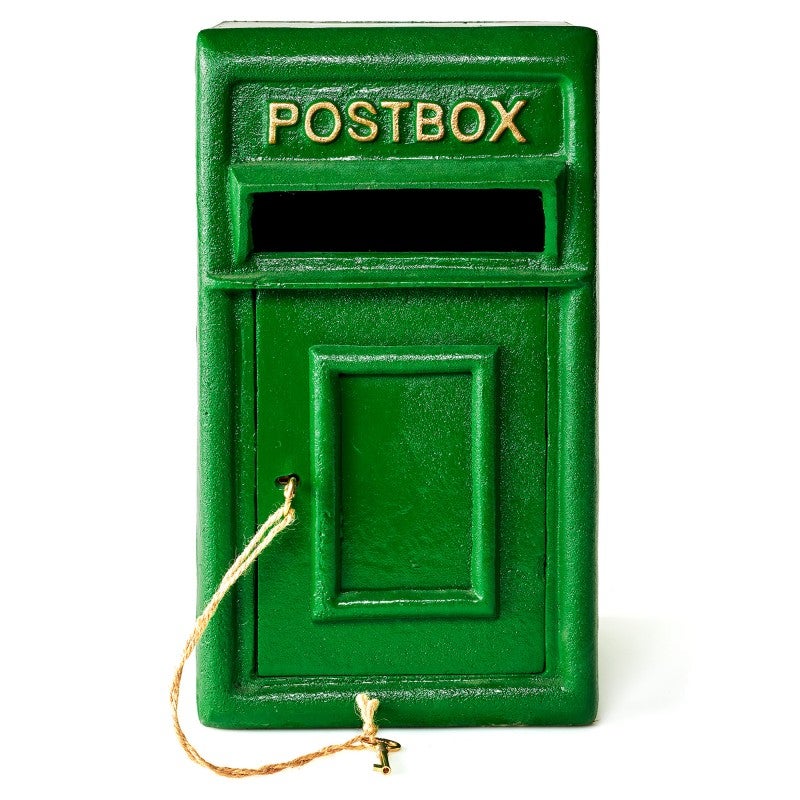 Boxley Cast Iron Letter Box, Small, Green