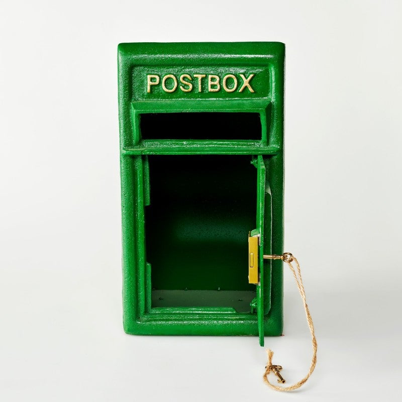 Boxley Cast Iron Letter Box, Small, Green