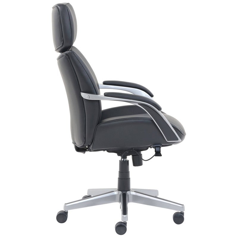 Beautyrest Faux Leather Ergonomic Home Office Chair, Black