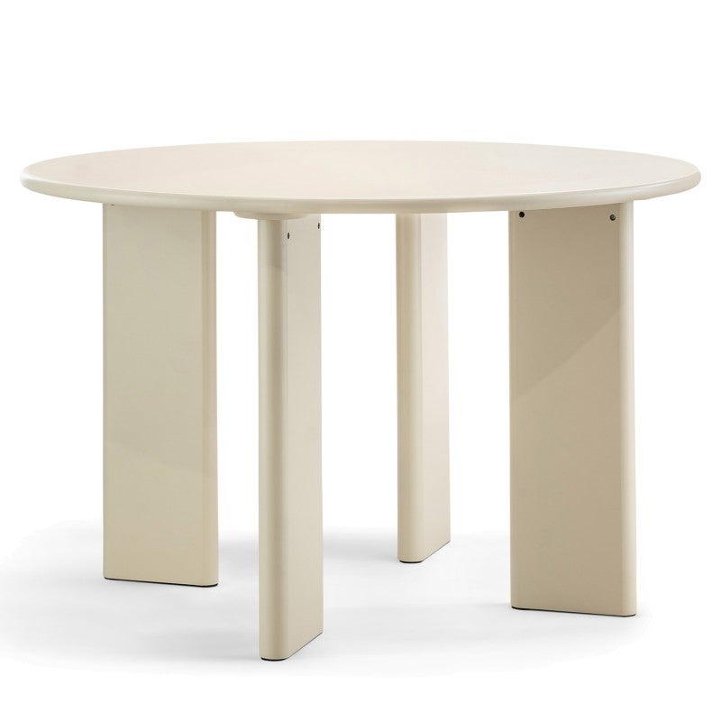 Omni Round Dining Table, 120cm, Ecru