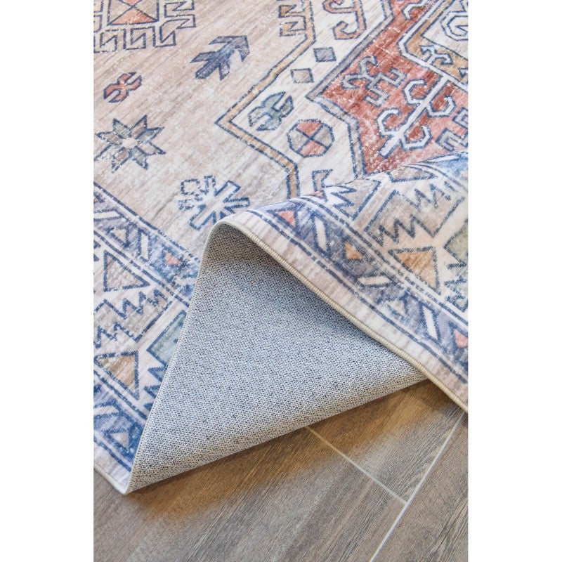 Orchidea Rugs Atlas Orchid Bloom Machine Washable Oriental Tribal Rug, 180x270cm