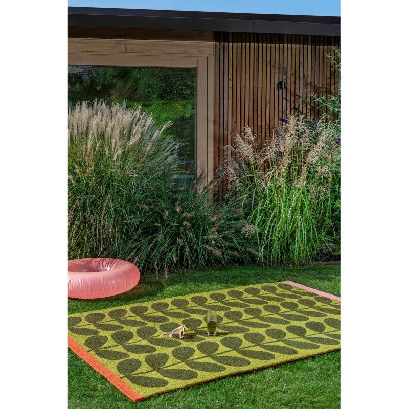 Orla Kiely Solid Stem Hand Tufted Indoor / Outdoor Designer Modern Rug ...