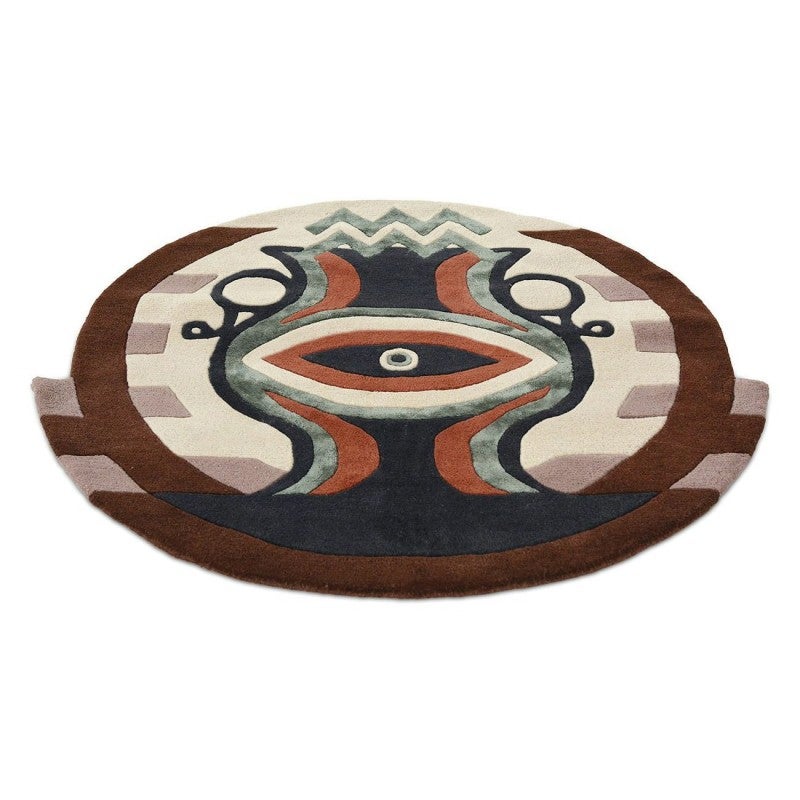 Ted Baker Zodiac Aquarius Hand Tufted Designer Round Wool Rug, 200cm
