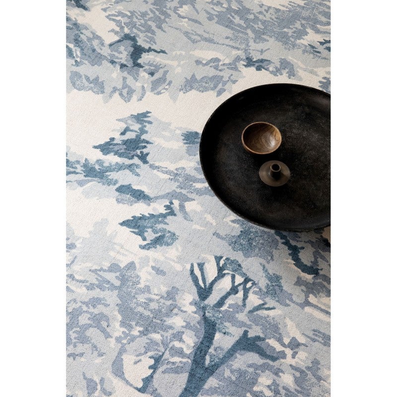 Ted Baker Landscape Toile Hand Loomed Designer Cotton Rug, 350x250cm ...
