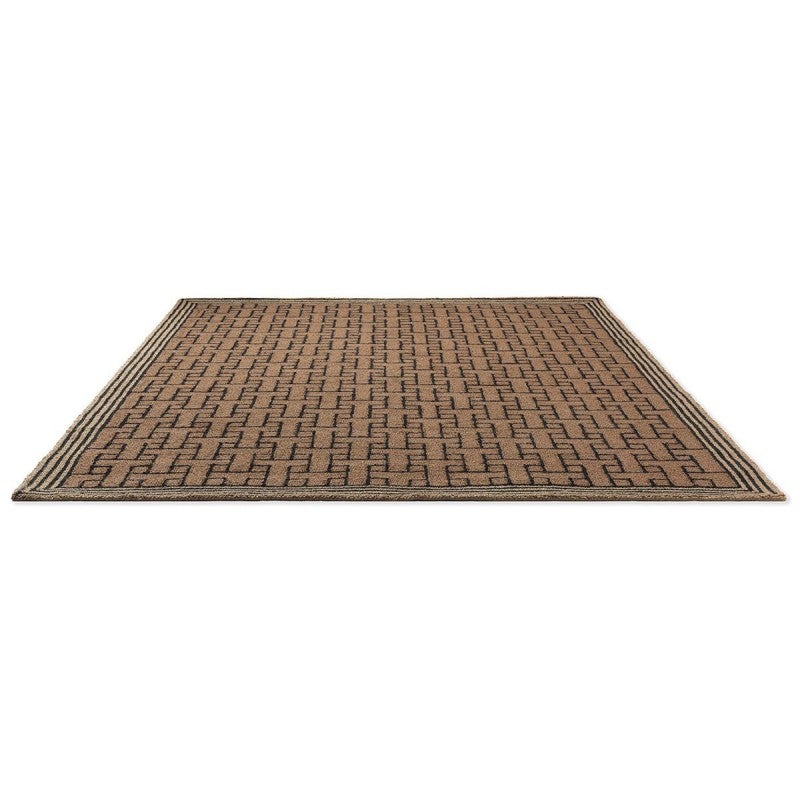 Ted Baker T Monogram Indoor / Outdoor Designer Rug, 200x140cm, Light Brown