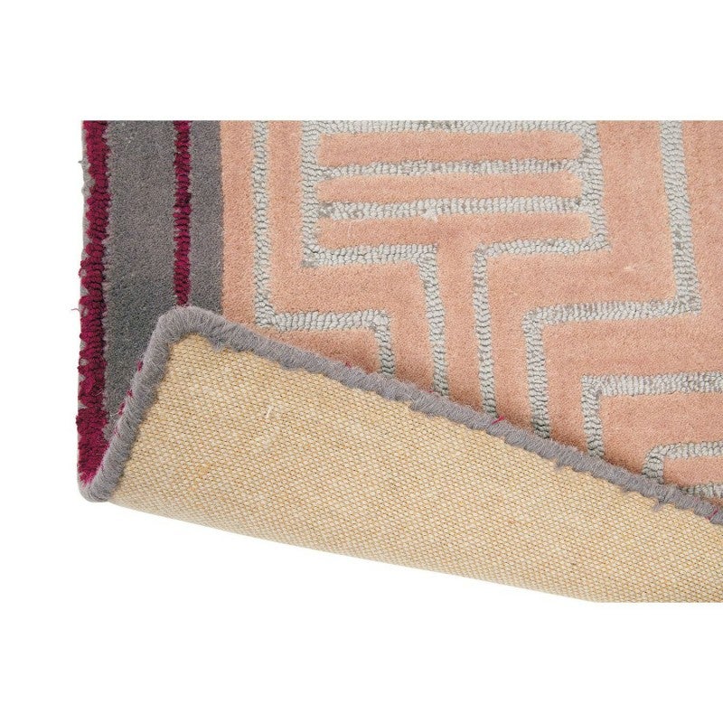 Ted Baker Kinmo Hand Tufted Designer Wool Rug, 350x250cm, Pink