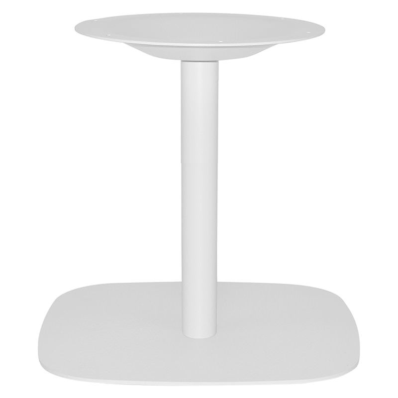 Arc Commercial Grade Steel Coffee Table Base, 45cm, White