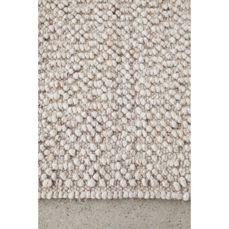 Gianna Handwoven Boucle Wool Rug, 230x320cm, Natural