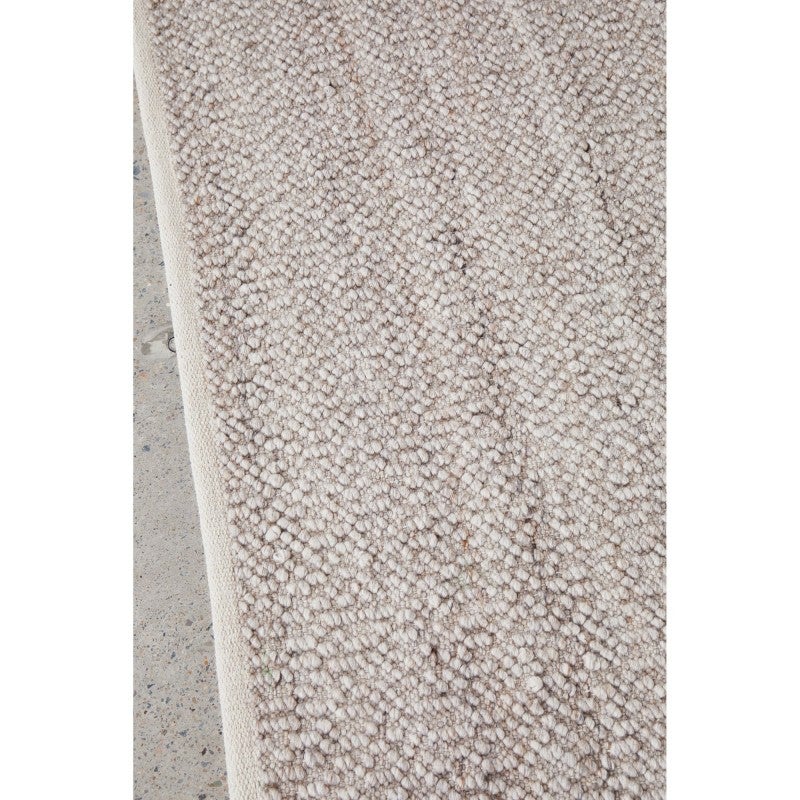 Gianna Handwoven Boucle Wool Rug, 230x320cm, Natural