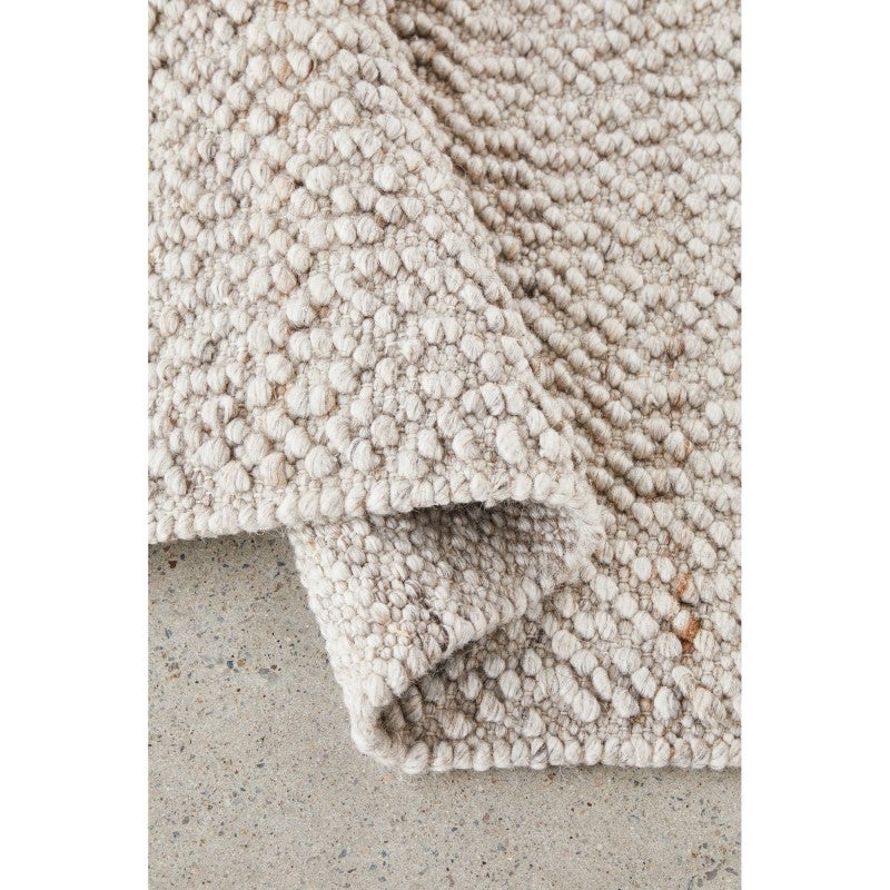 Gianna Handwoven Boucle Wool Rug, 230x320cm, Natural