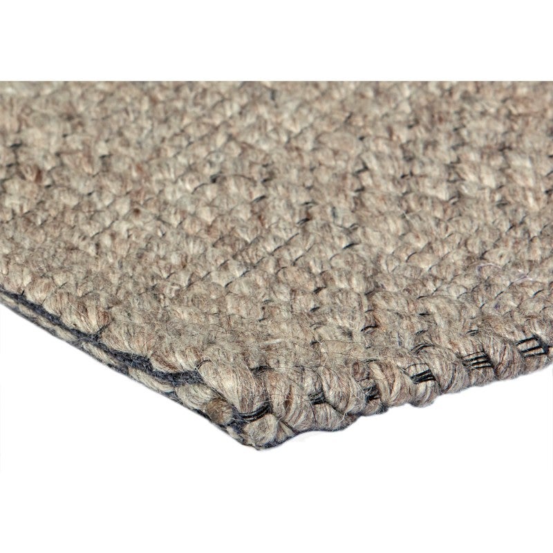 Burberry No.380 Braided Wool Rug, 240x330cm, Taupe