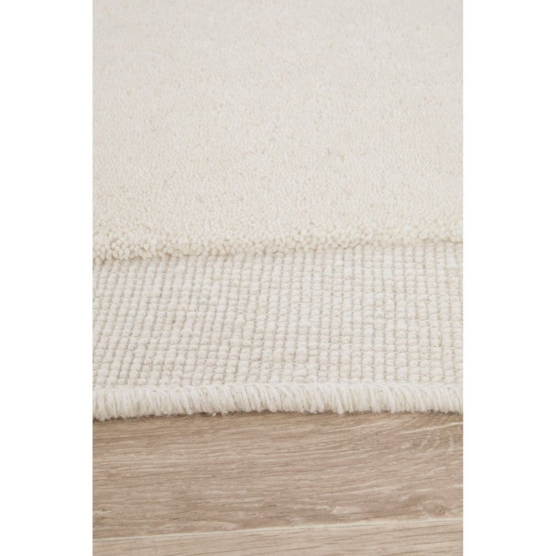 Cleo Rug Cleo Modern Wool Rug, 115x165cm, Milk