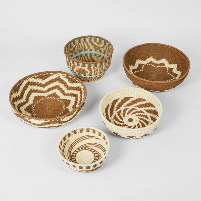 Ziva Rope Ziva Paper Rope Plate Wall Decor, Type B, 49cm