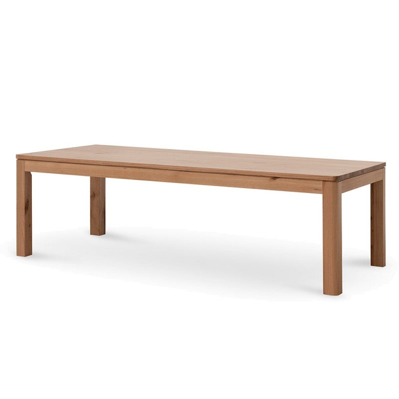 Nashville Messmate Timber Dining Table, 240cm