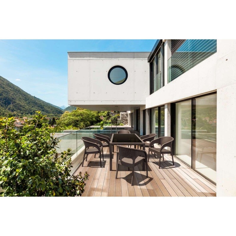 Siesta Tahiti 7 Piece Commercial Grade Resin Rattan Indoor / Outdoor