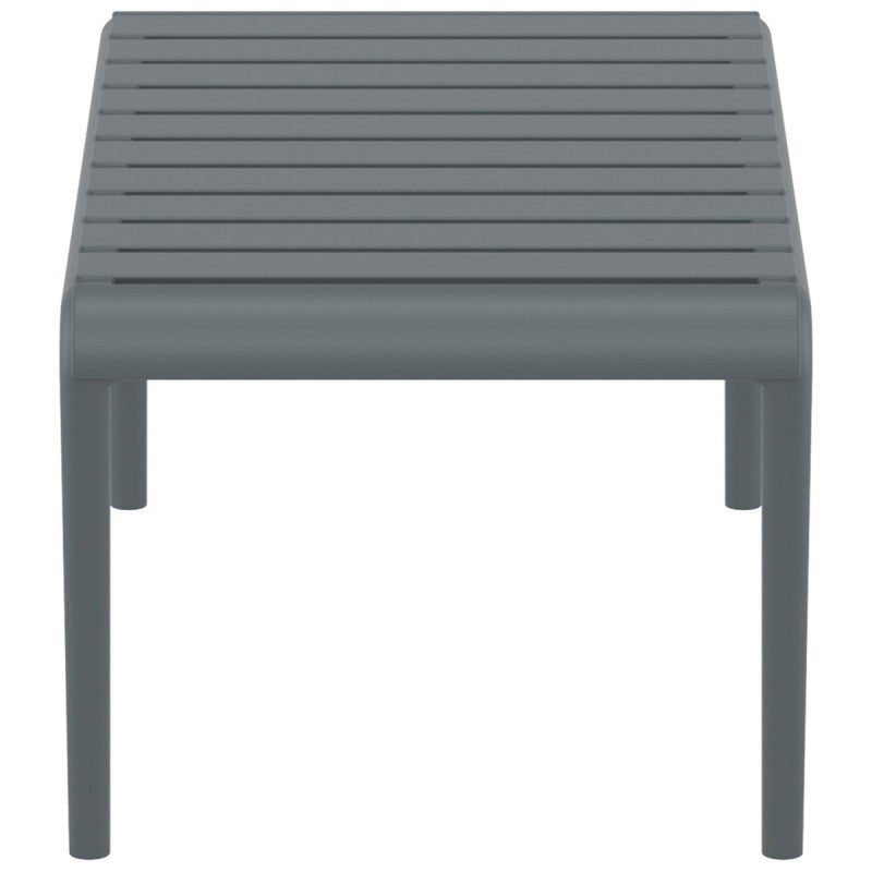 Siesta Paris Commercial Grade Outdoor Coffee Table, 90cm, Dark Grey