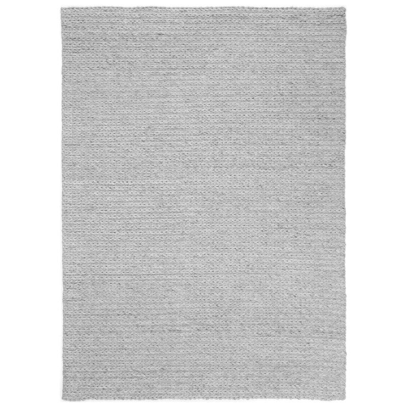 Harlow Cue Hand Loomed Wool Rug, 230x160cm, Grey