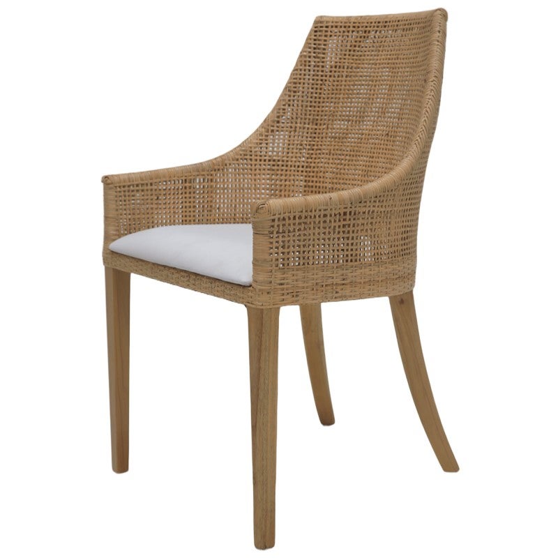 Amiya Rattan & Timber Dining Chair