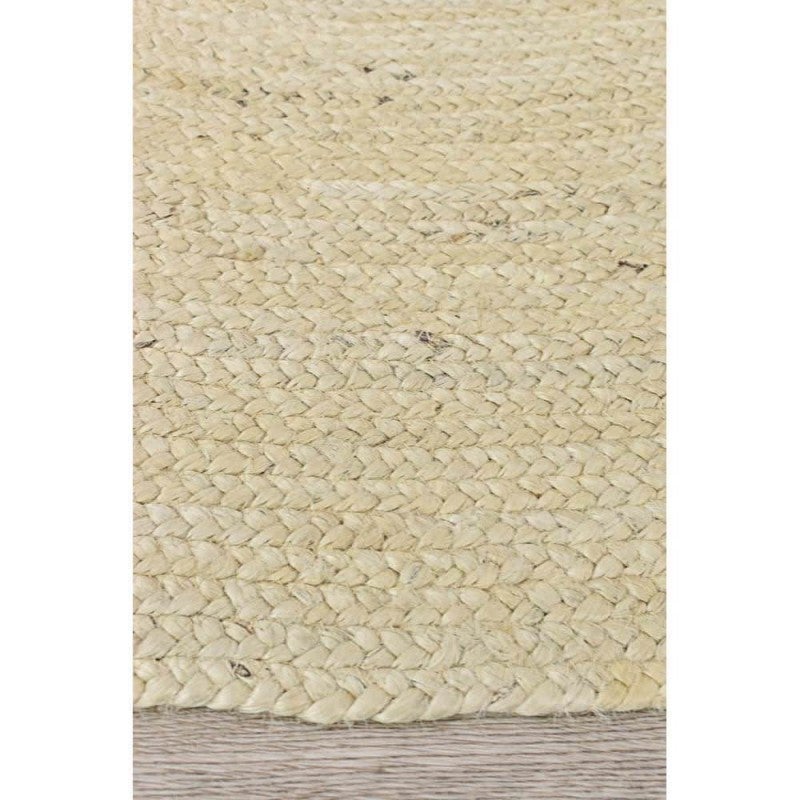 Anglo Jute Round Rug, 240cm, Beige