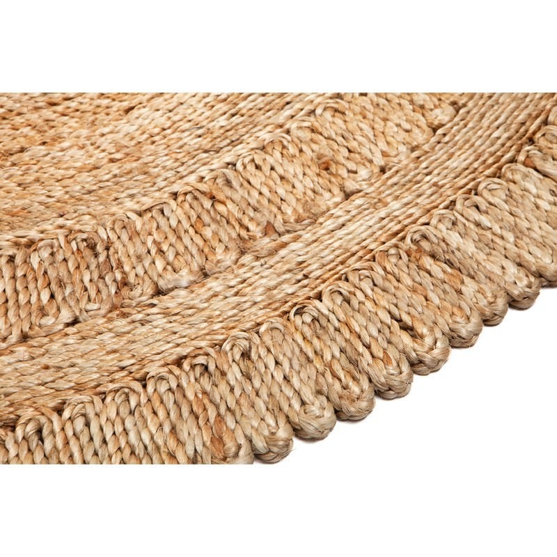 Magnolia Hand Braided Jute Round Rug, 100cm