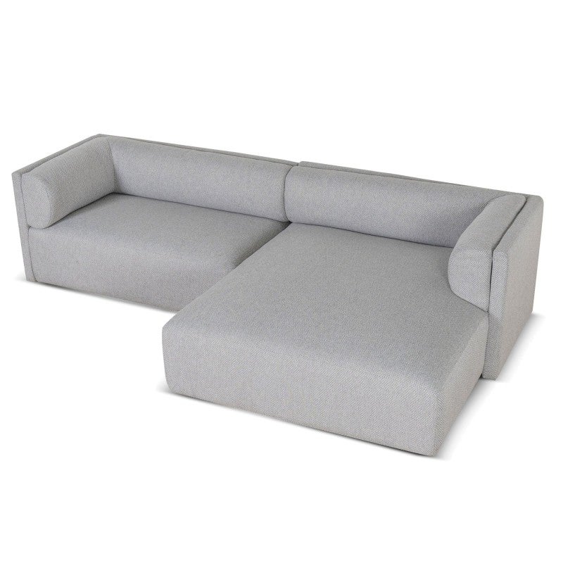 Royset Fabric Modular Corner Sofa, 4 Seater with RHF Chaise, Grey