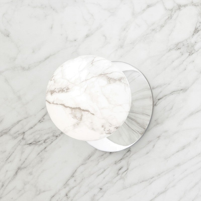 Light Marble Rf8020 Odessa IP44 Dimmable LED Wall Light, Marble Glass Shade, 4000K, Small ...