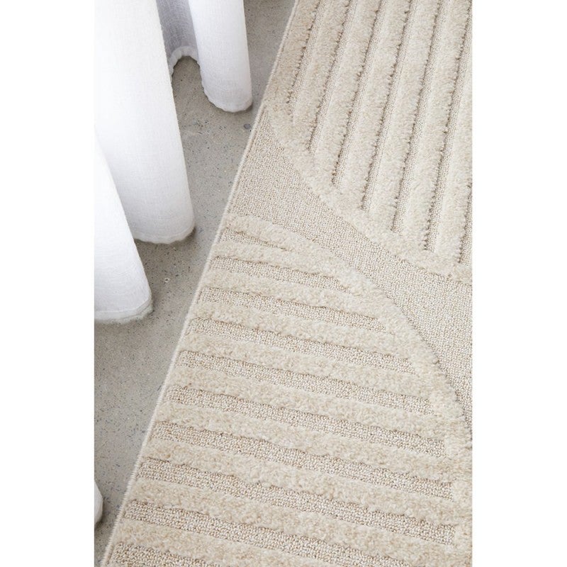 Modern Rug Lotus Rug Lotus Leo Modern Rug, 290x200cm, Beige