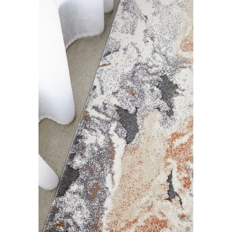 All Modern Rust Rug Mineral No.222 Modern Rug, 230x160cm, Rust