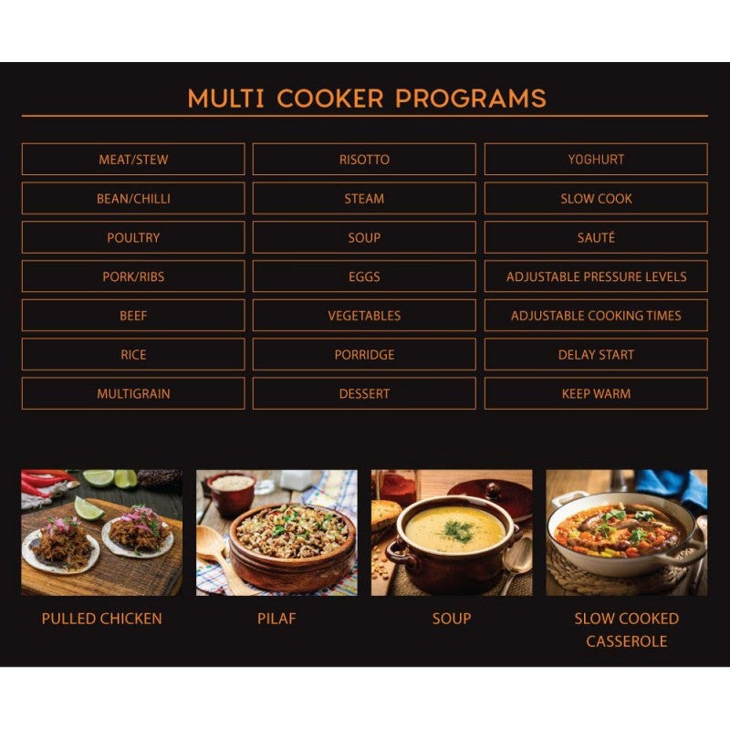 MasterPro Ultimate AllInOne Multi Cooker & Airfryer, 5L