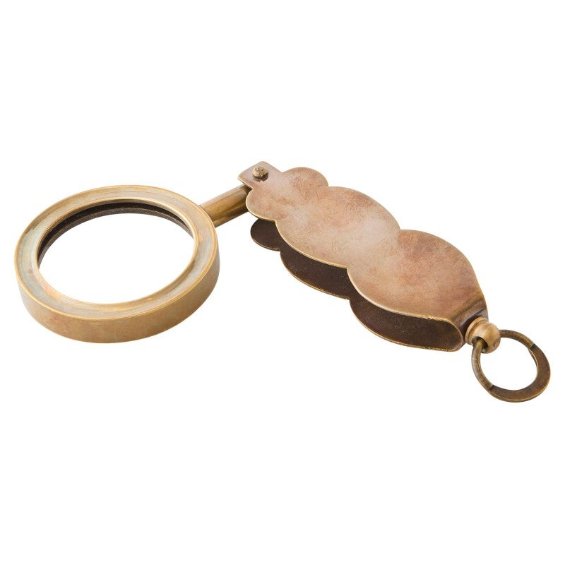 Eloria Brass Folding Magnifier
