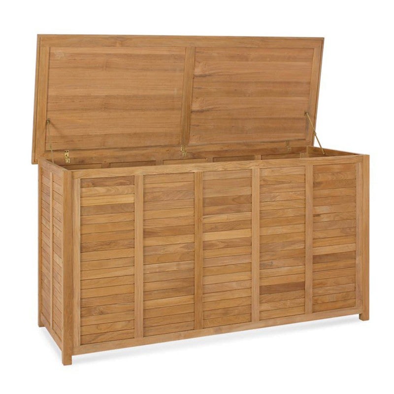 Melba Teak Timber Outdoor Storage Trunk