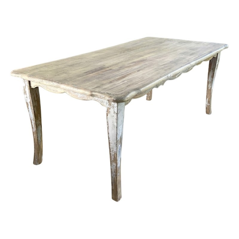 Timber Mer Brume De Mer Pine Timber Dining Table, 193cm