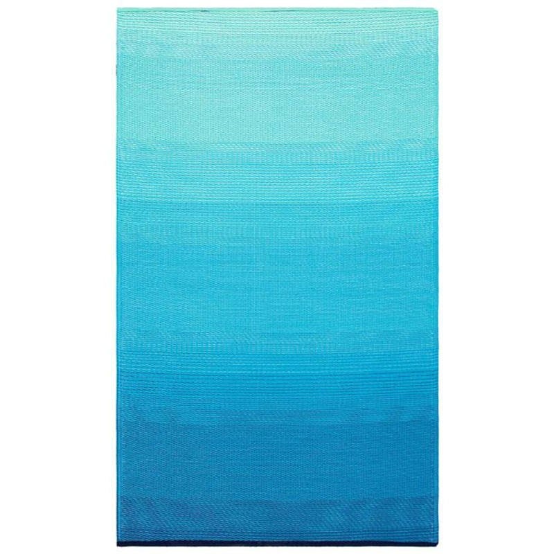 Blue Rag Sur Big Sur Reversible Outdoor Rug, 270x180cm, Blue