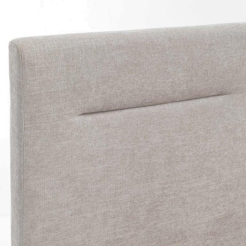 Emberon Chenille Fabric & Wood Platform Bed, Queen