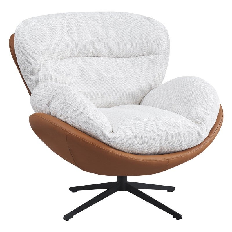 Roland MCM Swivel Accent Lounge Chair