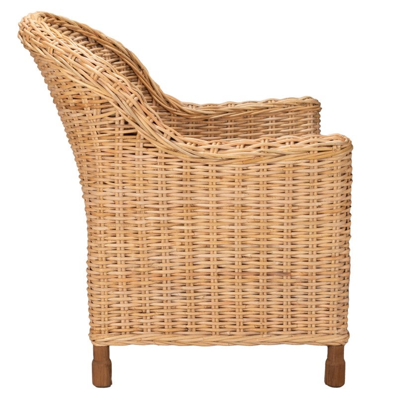 Sam W Rattan Sam Rattan Armchair, Natural