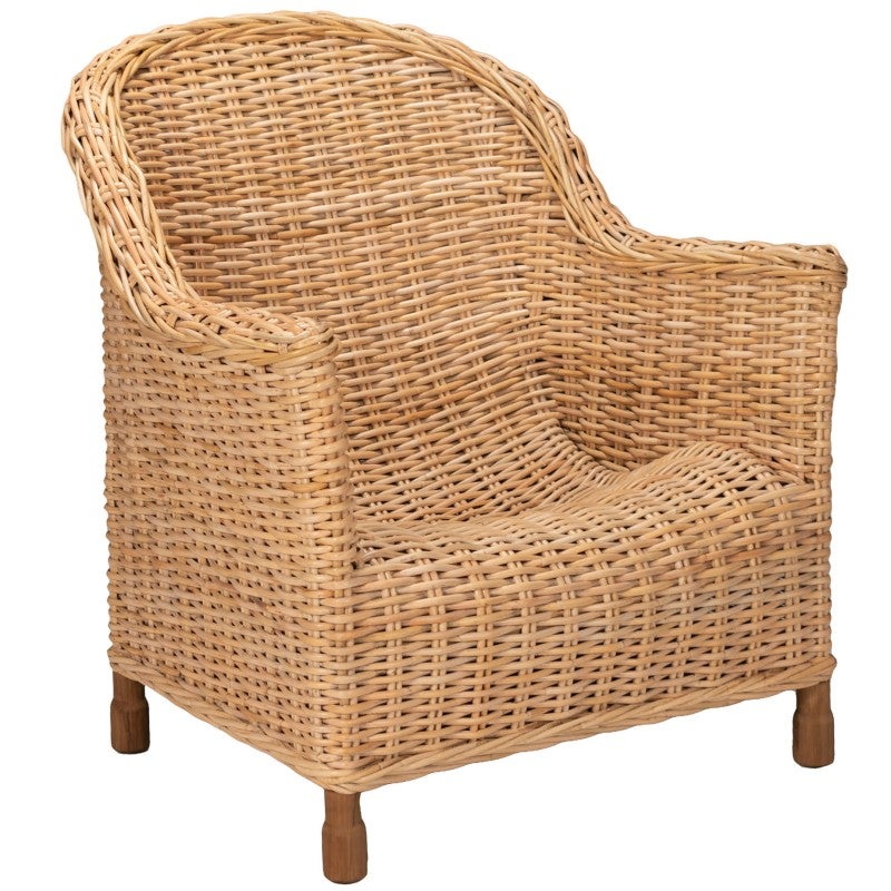 Sam W Rattan Sam Rattan Armchair, Natural