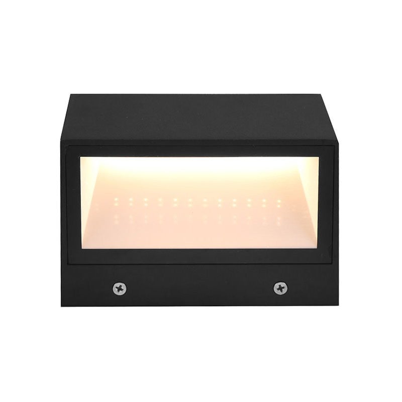 Lima IP54 Exterior Up / Down LED Wall Light, 15W, CCT, Black