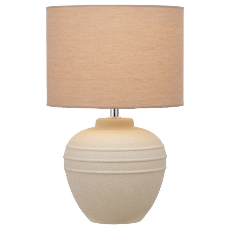 Sierra Ceramic Base Table Lamp, Sand