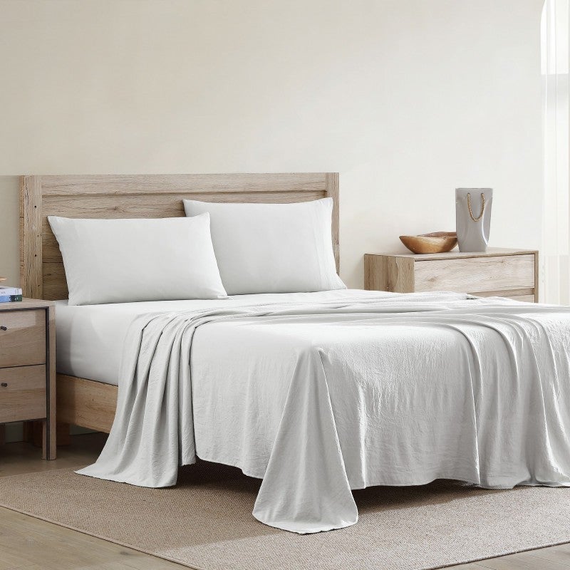 Ardor Boudoir Soft Touch Waterproof Sheet Set, Queen, White